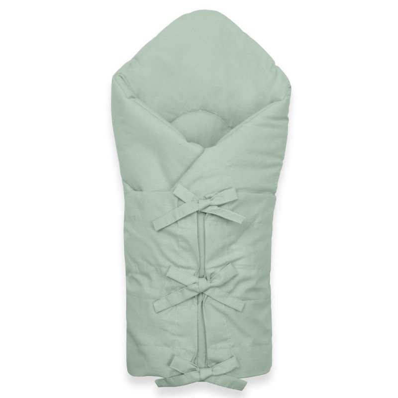 Klasická šnurovacia zavinovačka New Baby sea green