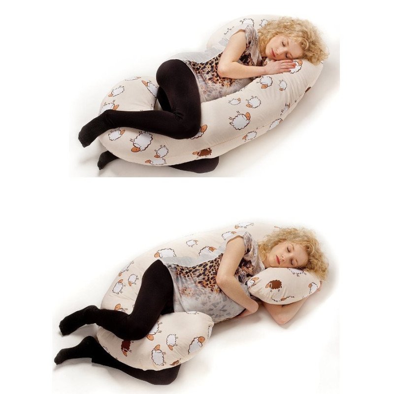 Univerzálny dojčiaci vankúš v tvare C New Baby cappuccino 285 x16