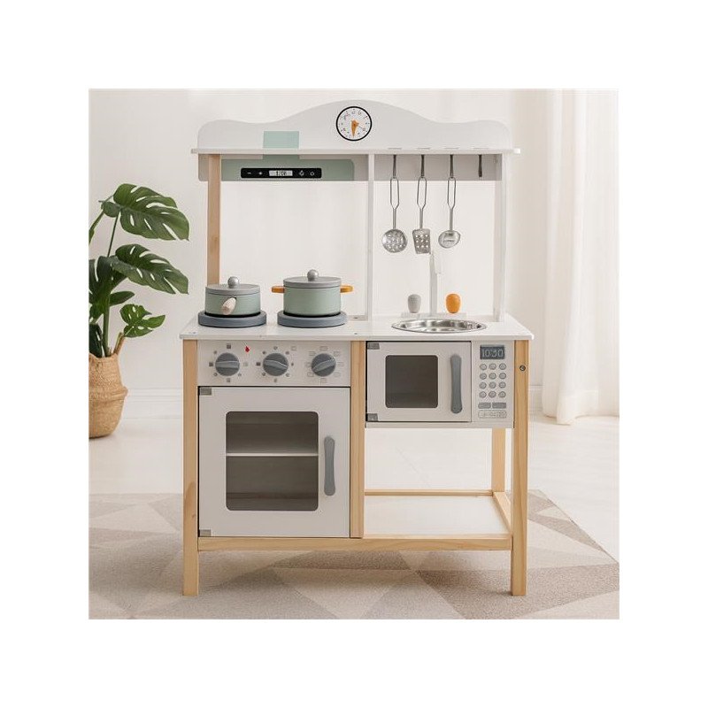 Detská kuchynka s vybavením Baby Mix biela