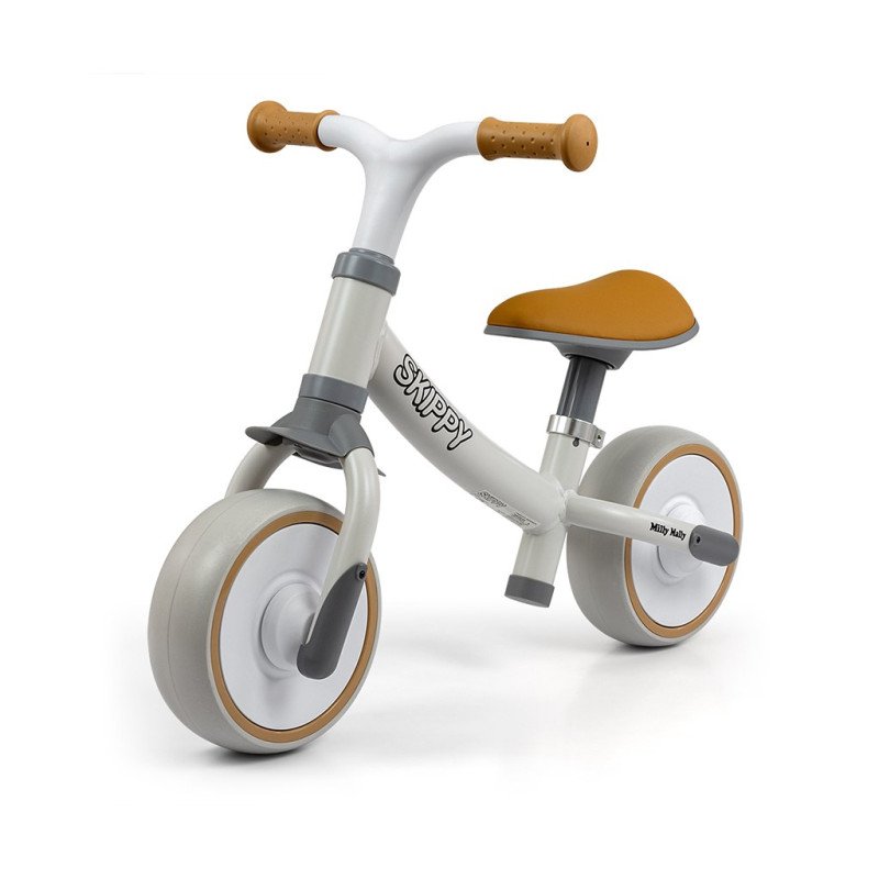 Detské odrážadlo kolo Milly Mally Skippy white