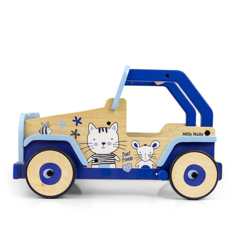 Drevené chodítko Viga Explorer Cat and Mouse