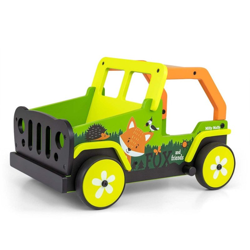 Drevené chodítko Viga Explorer Fox and Friends