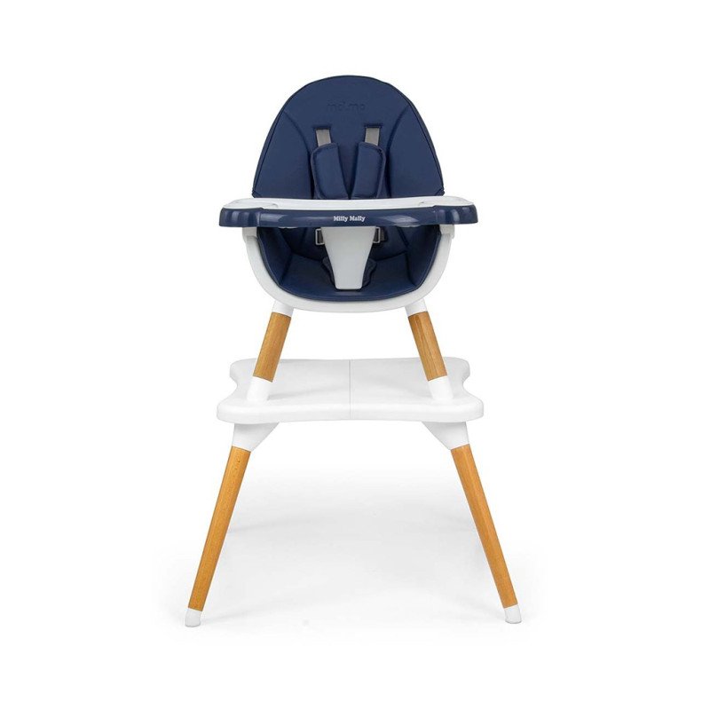 Jedálenská stolička Milly Mally 2v1 Malmo navy
