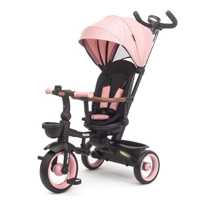 Luxusná detská trojkolka s osvetlením Milly Mally Twinkle pink