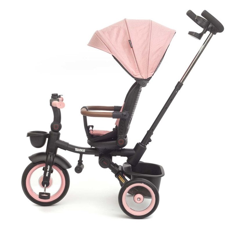 Luxusná detská trojkolka s osvetlením Milly Mally Twinkle pink