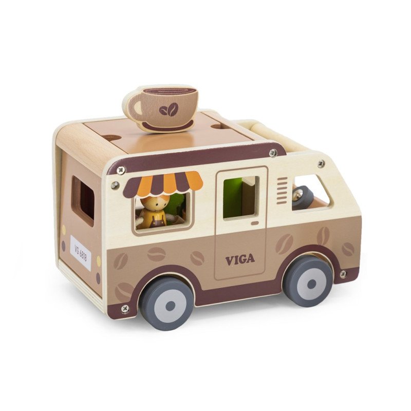 Drevená mobilná kaviareň Viga