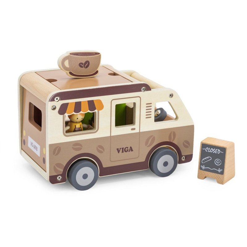 Drevená mobilná kaviareň Viga