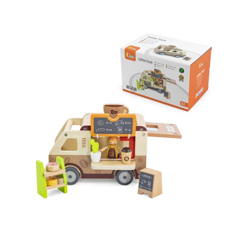 Drevená mobilná kaviareň Viga