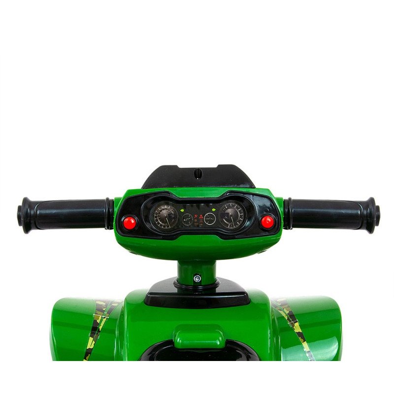 Detské odrážadlo so zvukom Štvorkolka Milly Mally Monster Military