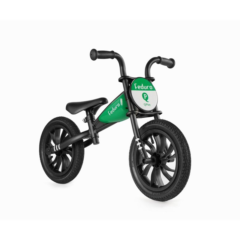 Detský balančný bicykel Qplay Feduro green