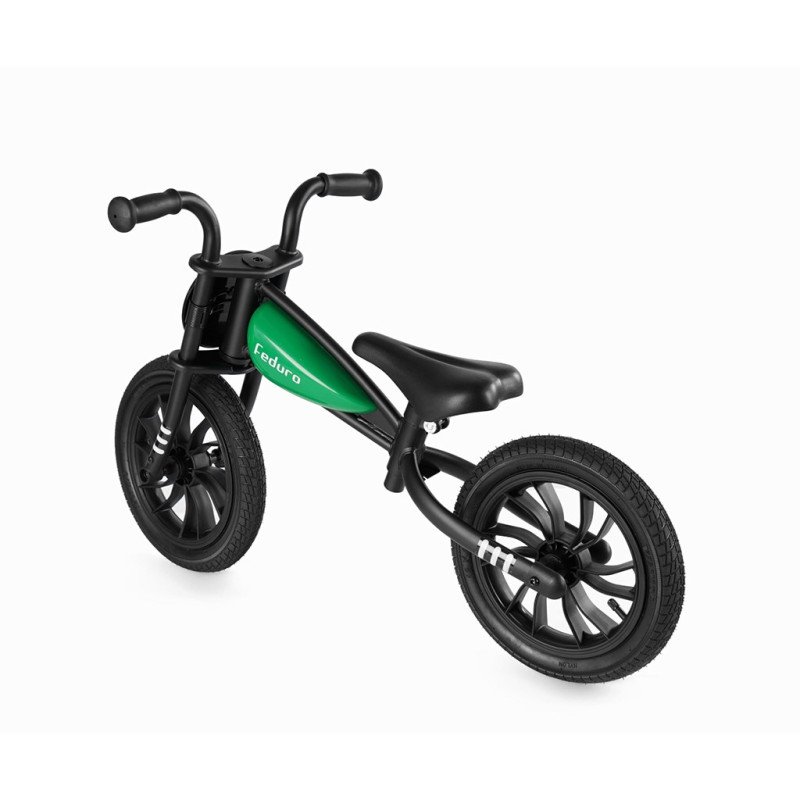 Detský balančný bicykel Qplay Feduro green
