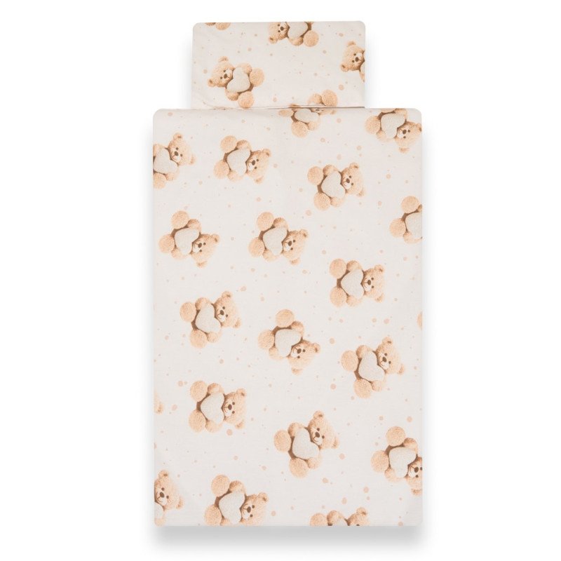 2-dielne posteľné obliečky New Baby Love Teddy Bear 90/120 cm beige