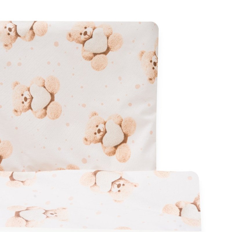 2-dielne posteľné obliečky New Baby Love Teddy Bear 90/120 cm beige