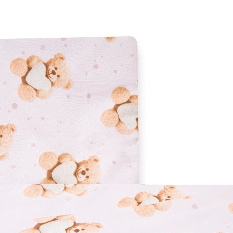 2-dielne posteľné obliečky New Baby Love Teddy Bear 90/120 cm pink