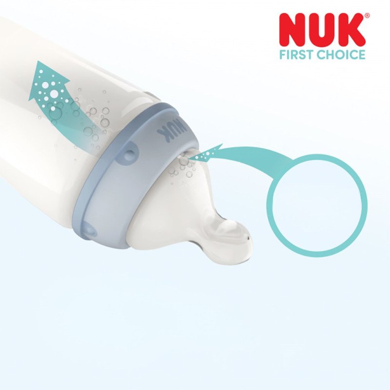 Náustok-Cumlík Flow Control Nuk 6+ m  2 ks