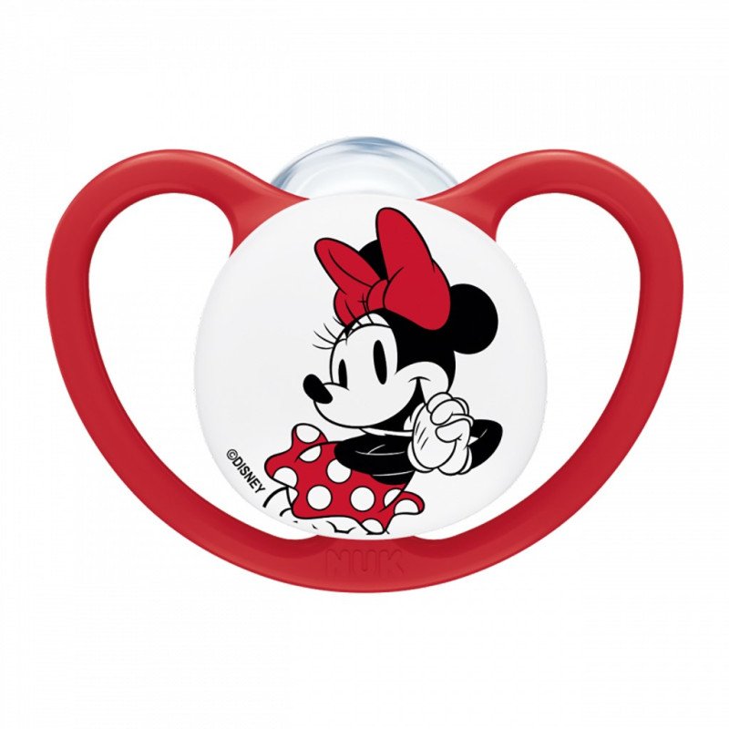 Cumlík NUK Perfect Match Air Disney Mickey Mouse  6-18 mesiacov red