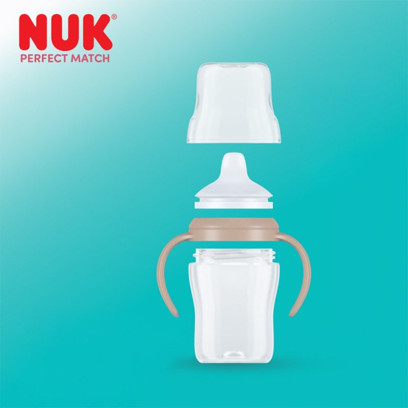 Dojčenská fľaša na učenie NUK Perfect Match DISNEY Minnie grey 150 ml