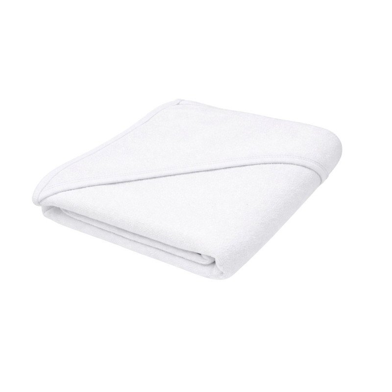 Detská froté osuška s kapucňou New Baby 100x100 cm white
