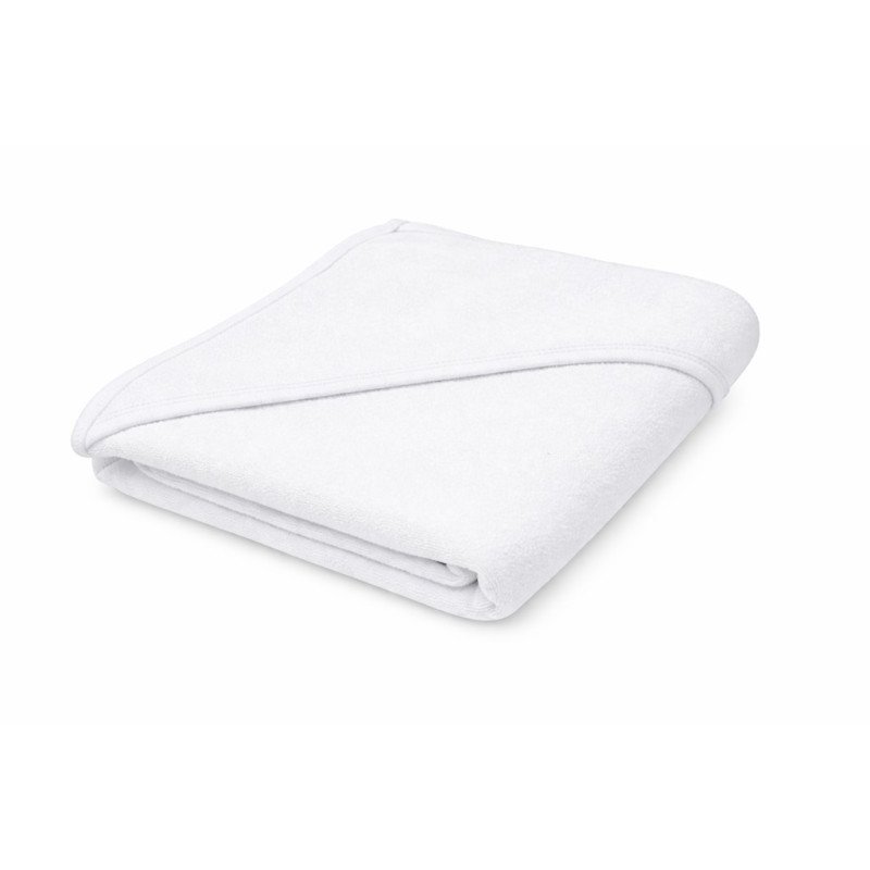 Detská froté osuška s kapucňou New Baby 100x100 cm white