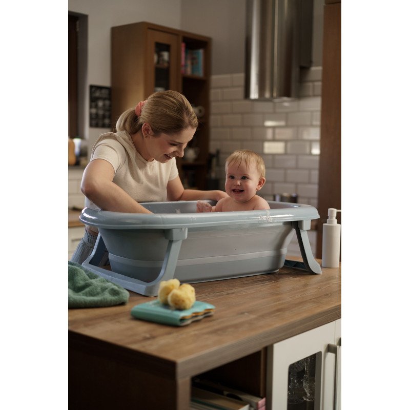 Skladacia plastová vanička Tega Baby blue