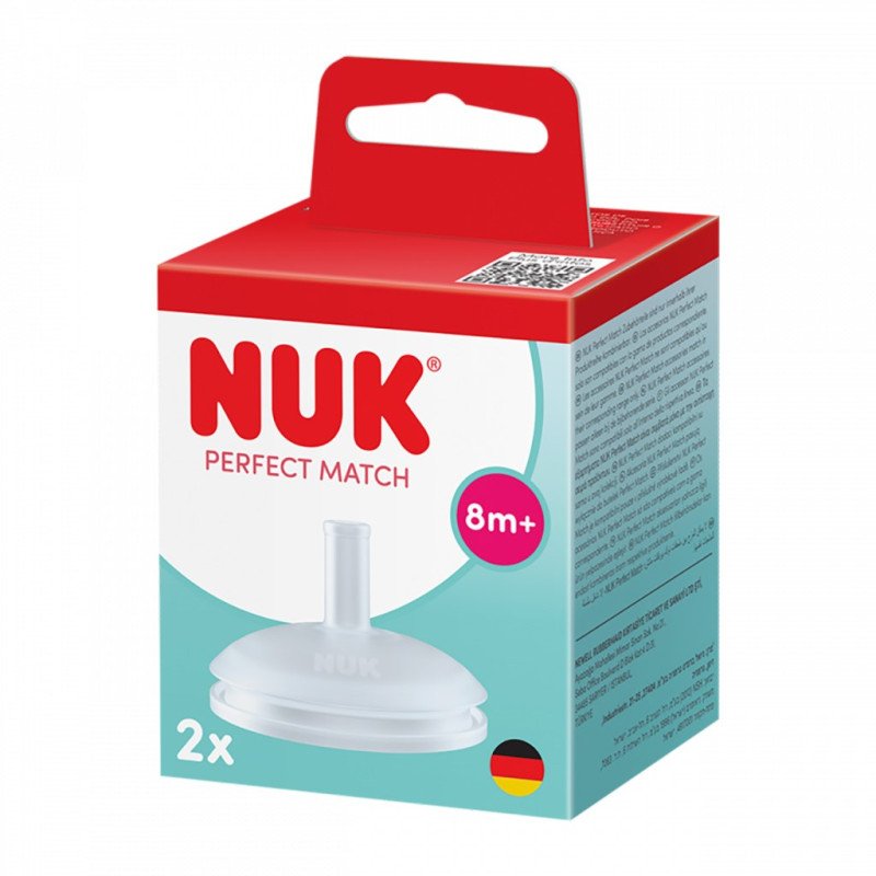 Silikónové náhradné slamky NUK Perfect Match 2 ks
