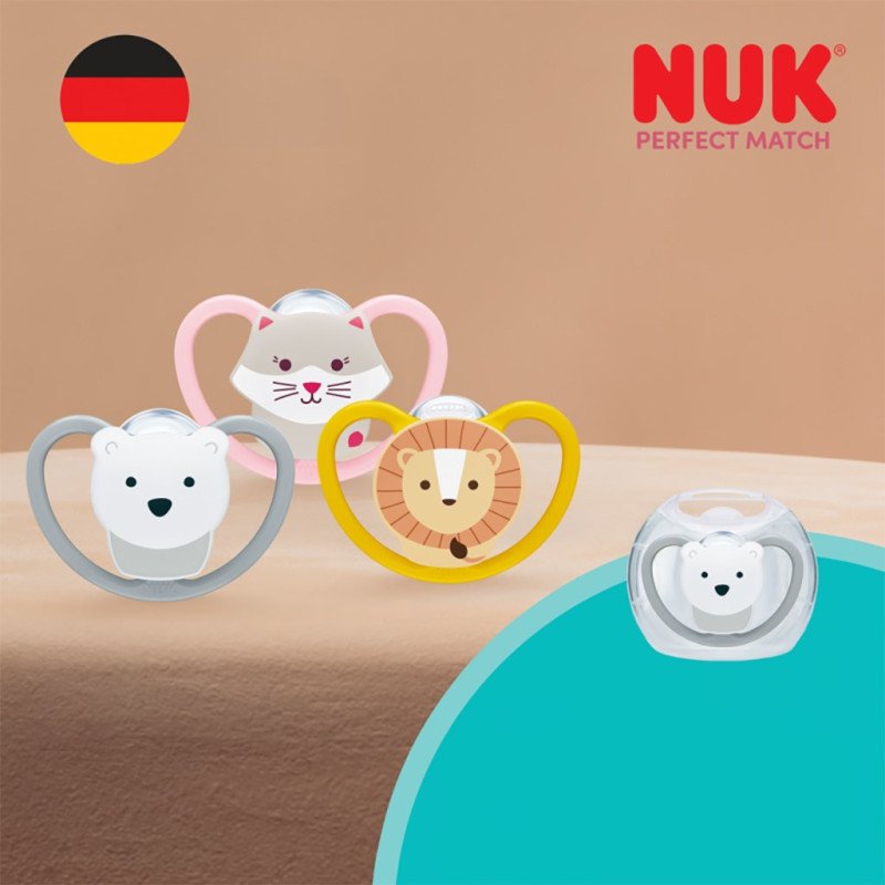Dojčenský cumlík  NUK Perfect Match Air POLAR BEAR 6-18m 1ks box