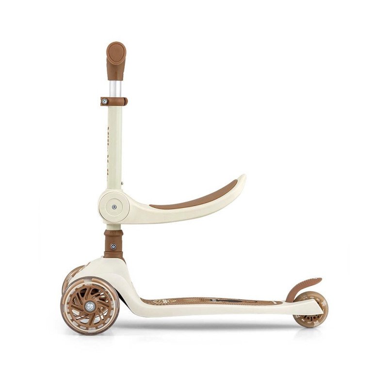 Trojkolesová balančná kolobežka-scooter so sedadlom FUZZY pre deti classic