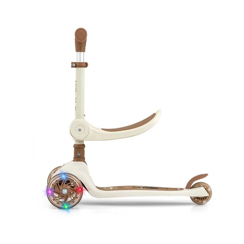 Trojkolesová balančná kolobežka-scooter so sedadlom FUZZY pre deti classic