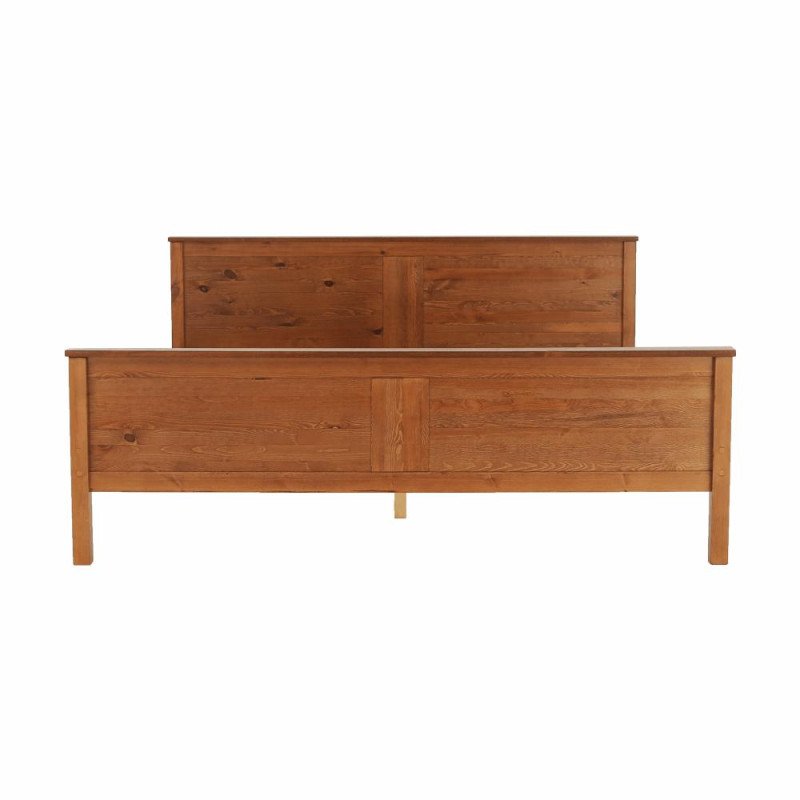 Kondela Posteľ, borovicové drevo v odtieni dub, 180x200, PROVO NEW