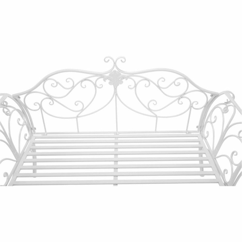 Kondela Záhradná lavička, biela, ETELIA NEW