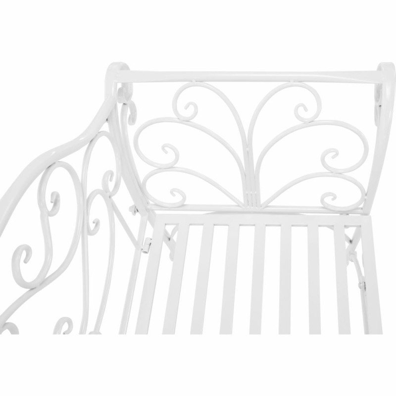 Kondela Záhradná lavička, biela, ETELIA NEW