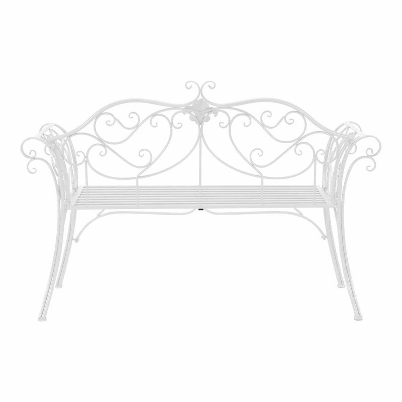 Kondela Záhradná lavička, biela, ETELIA NEW