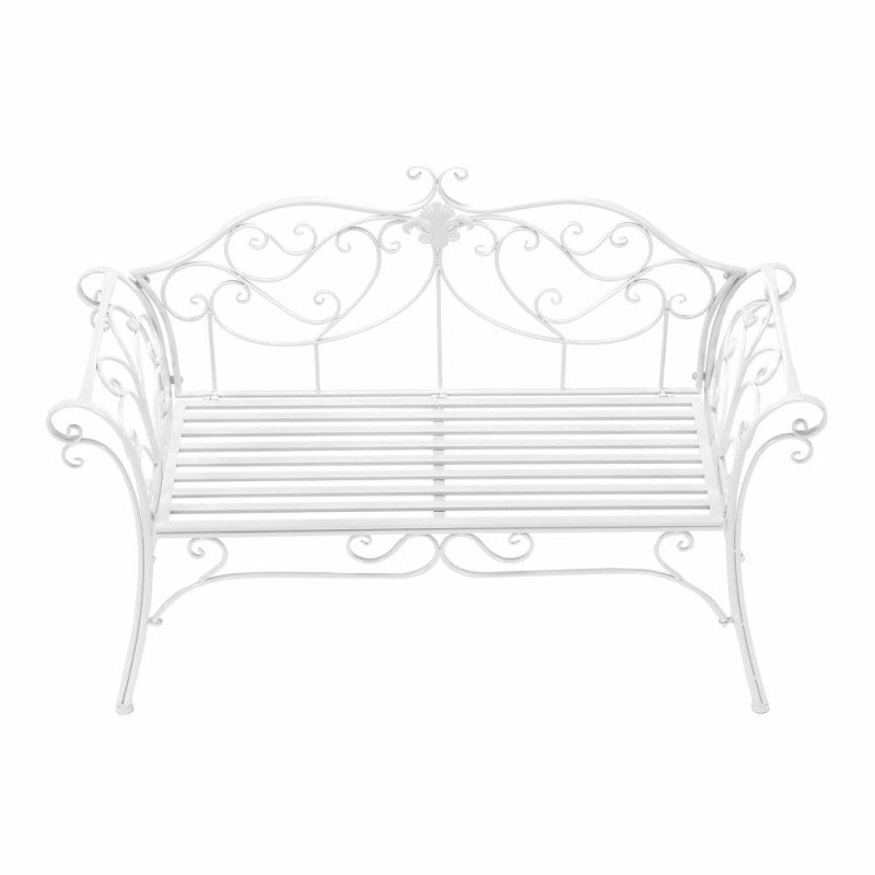 Kondela Záhradná lavička, biela, ETELIA NEW