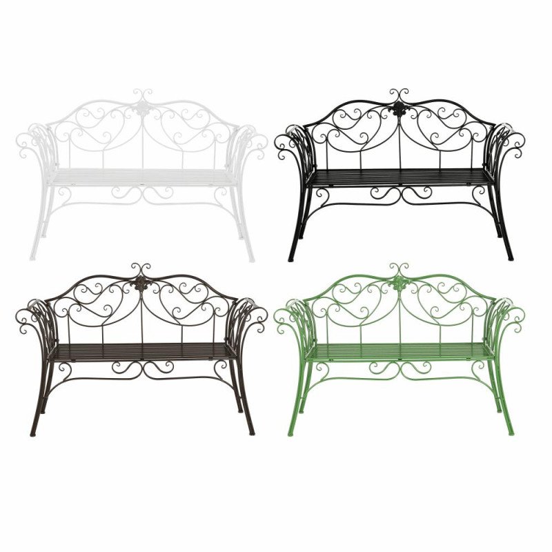 Kondela Záhradná lavička, biela, ETELIA NEW