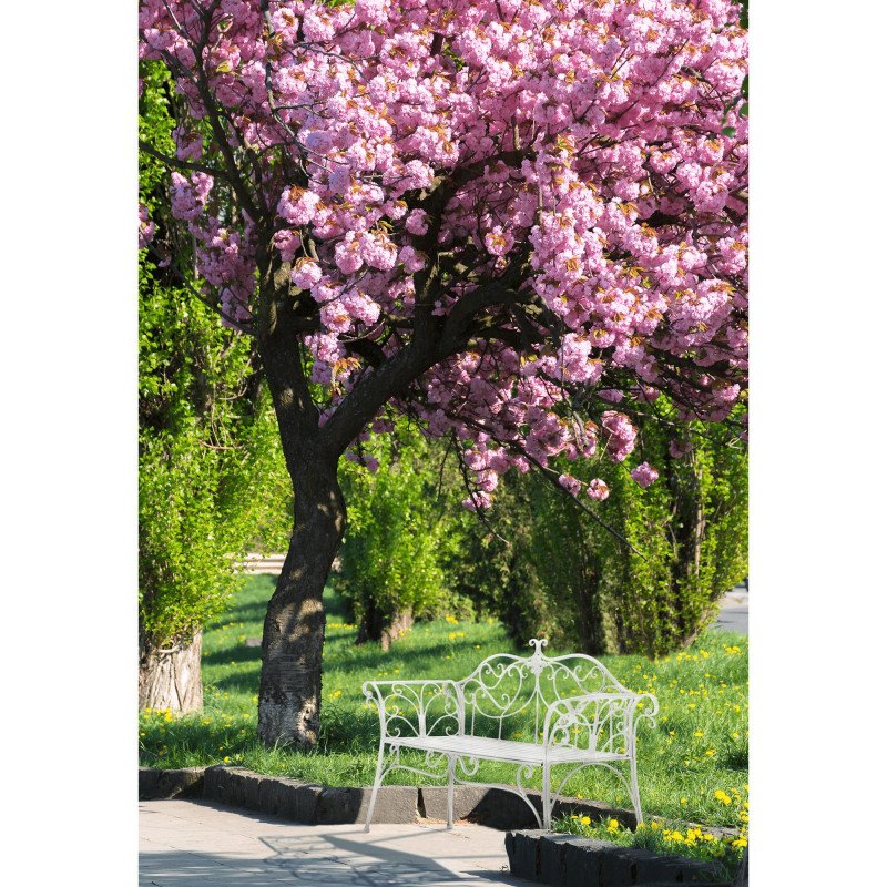 Kondela Záhradná lavička, biela, ETELIA NEW