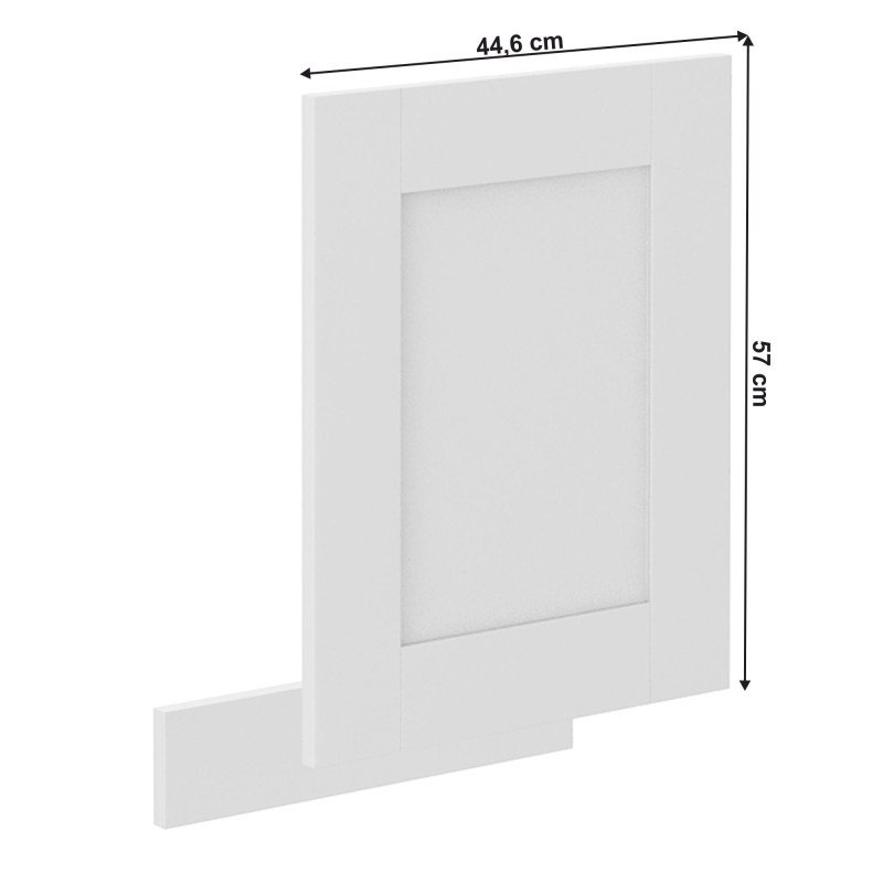 Kondela Dvierka na umývačku riadu, biela/biela, LULA ZM 570x446