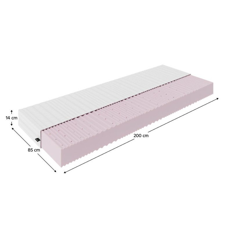 Kondela Matrac, penový, 14 cm, 85x200, MAIR