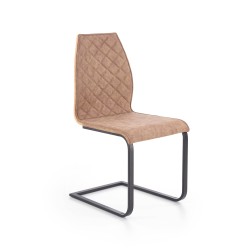 Jedálenská stolička HALMAR K-265 - čierna/hnedá/dub medový