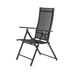 Záhradná stolička MRP ERHARD - čierna/čierna