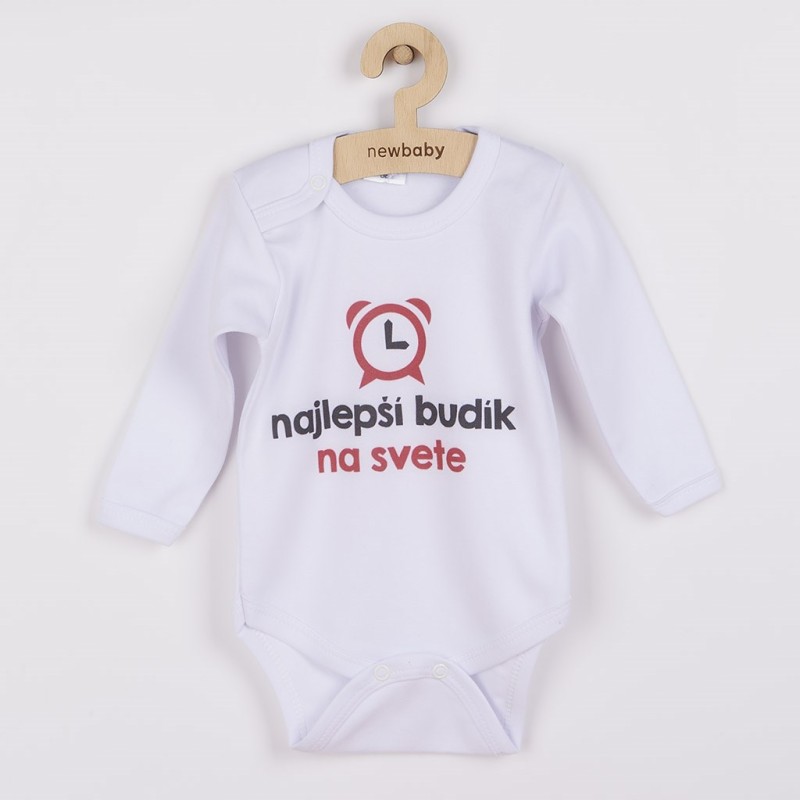 Body s potlačou New Baby najlepší budík na svete