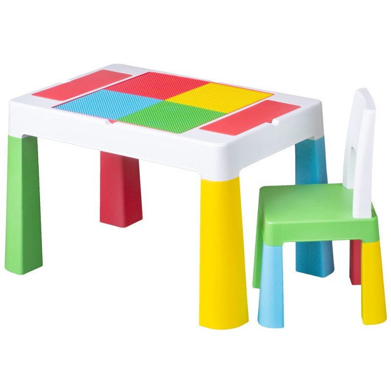 Detská sada stolček a stolička Multifun multicolor