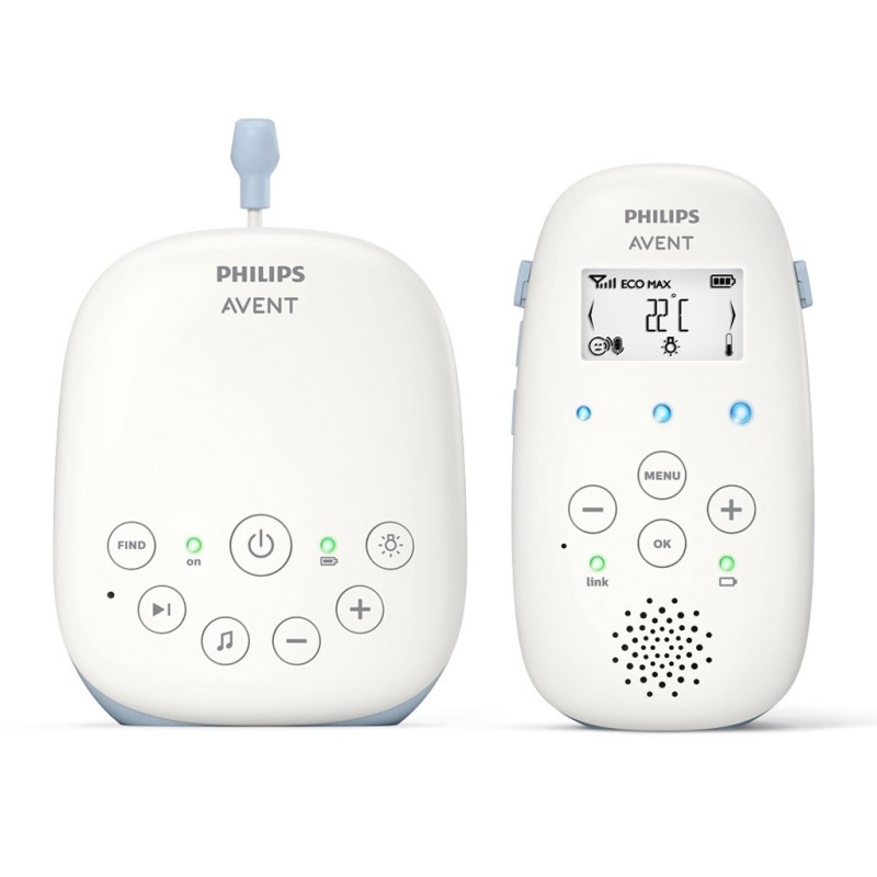 Digitálna detská opatrovateľka Avent Baby DECT SCD715/52