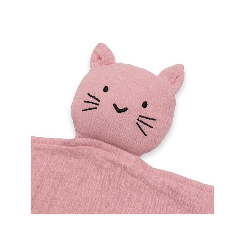 Mušelínový usínáčik New Baby Cat  pink