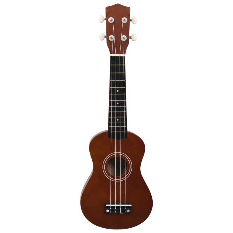 vidaXL Sopránové ukulele s taškou pre deti, prírodné 21"