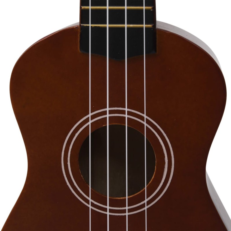 vidaXL Sopránové ukulele s taškou pre deti, prírodné 21"