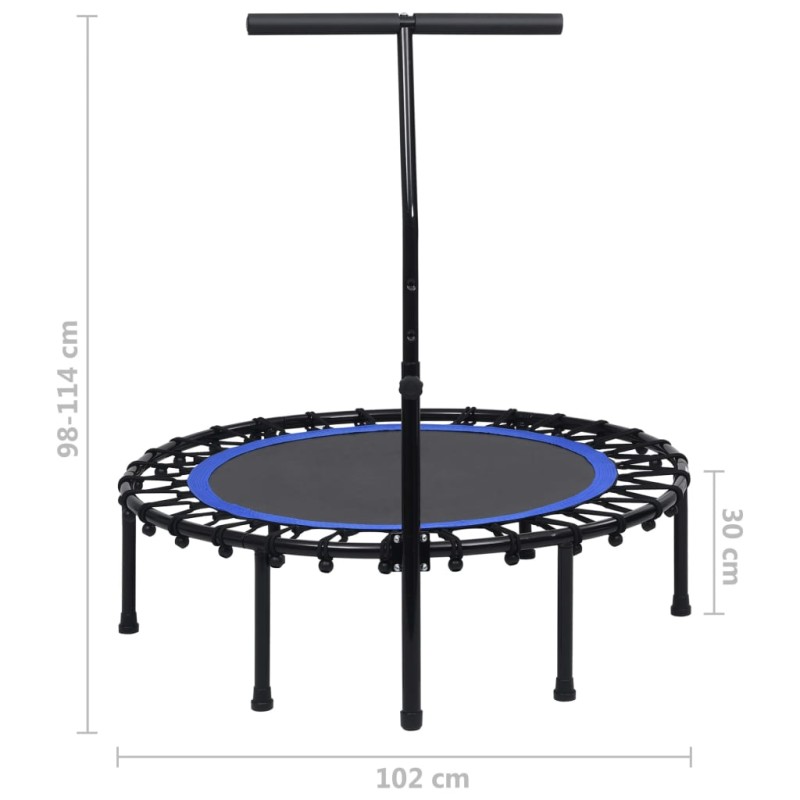 vidaXL Fitness trampolína s rukoväťou 102 cm