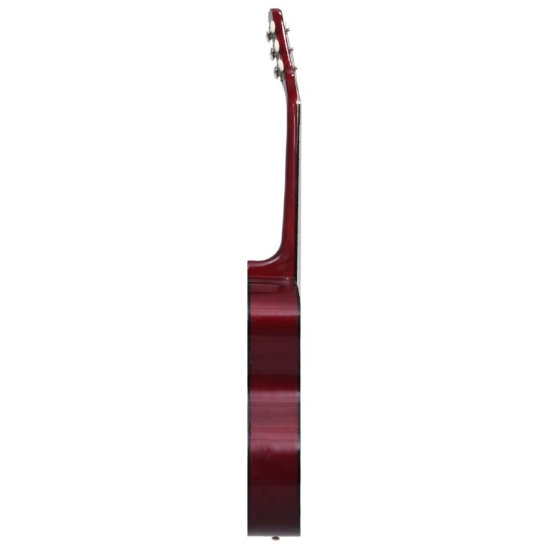 vidaXL Folková akustická gitara Cutaway so 6 strunami 38" lipové drevo     