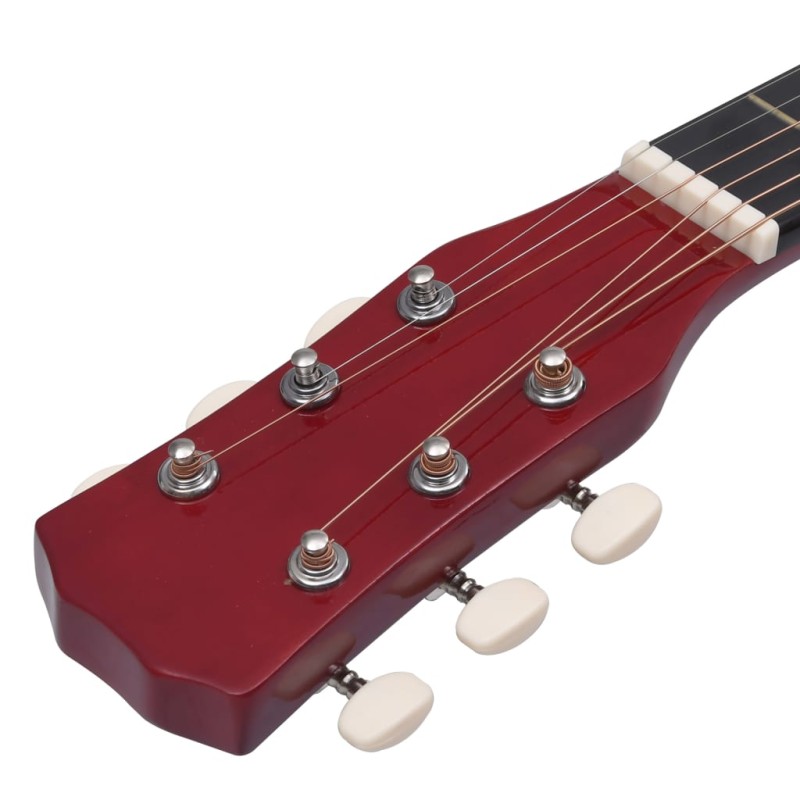 vidaXL Folková akustická gitara Cutaway so 6 strunami 38" lipové drevo     