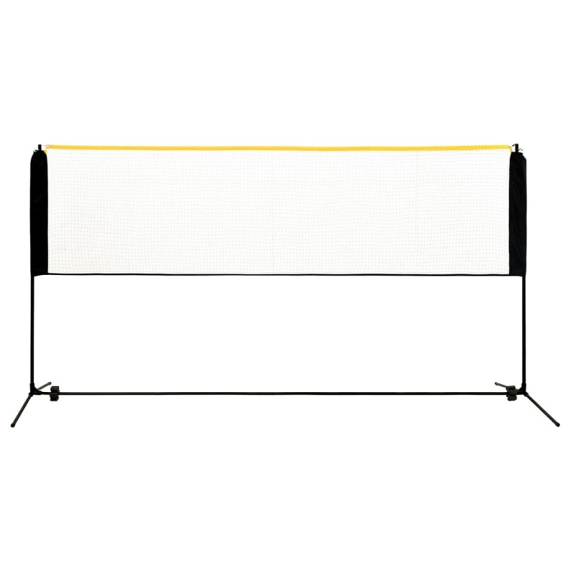 vidaXL Nastaviteľná bedmintonová sieť 300x103x94-158 cm kov