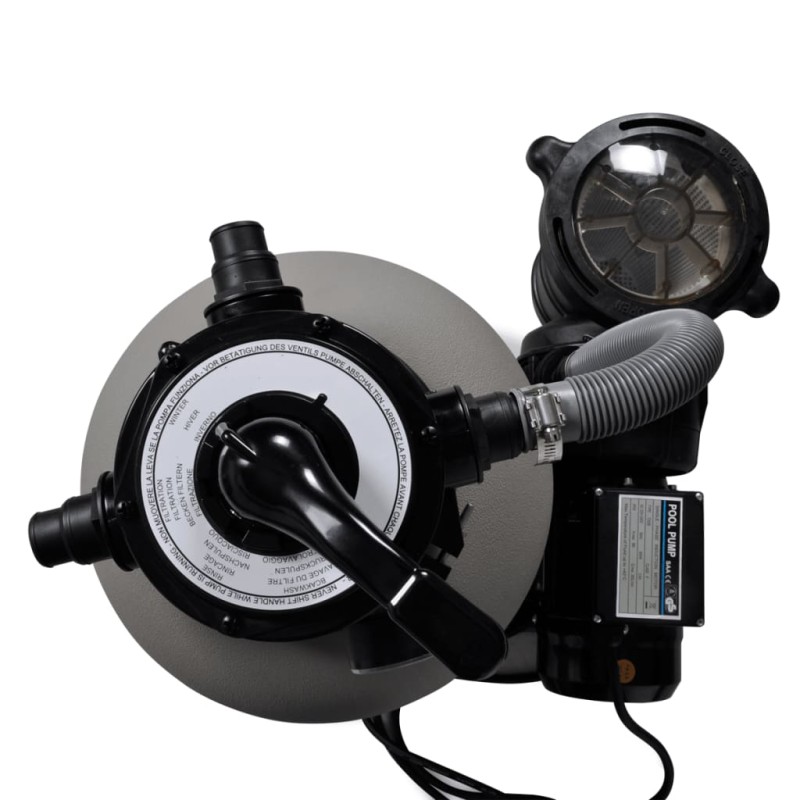 vidaXL Piesková filtrácia s čerpadlom 600 W, 17000 l/h